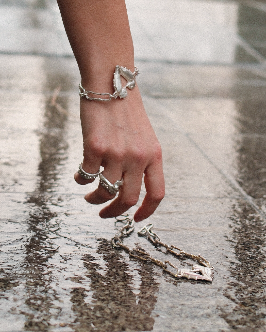 Heart Doves Bracelet
